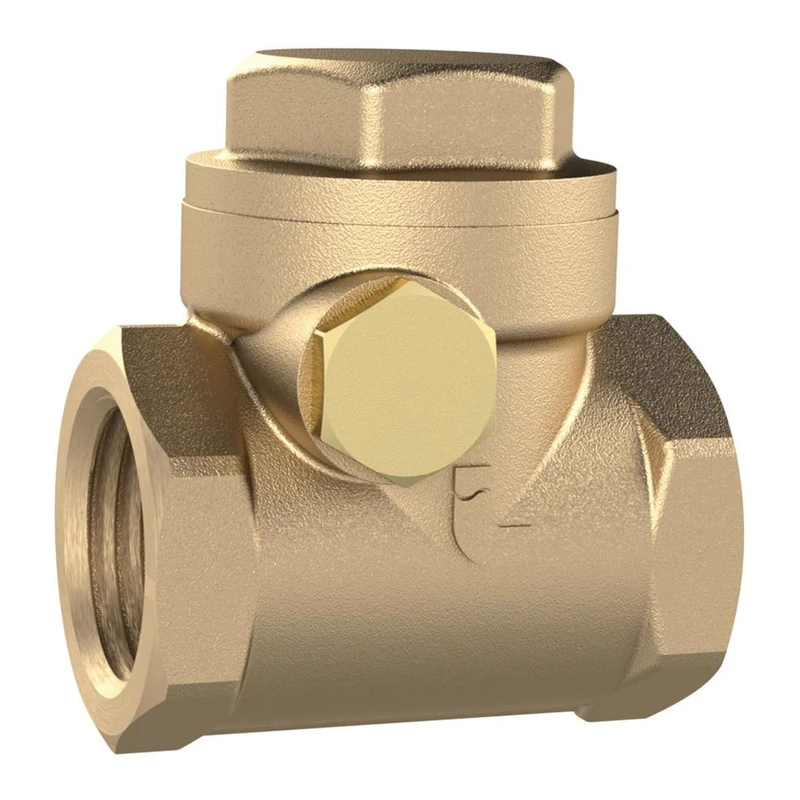 RIEGLER RK2MSE Check Valve DN 50 Brass Soft Sealing G 2 PN Max. 10 bar