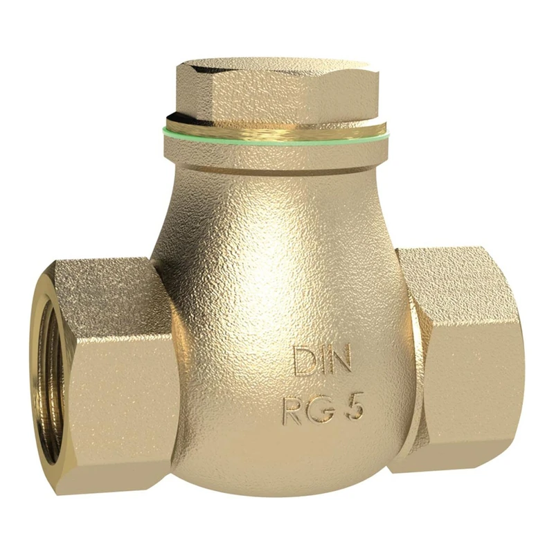 RIEGLER RK1RG Check Valve DN 65, Brass, G 2 1/2, PN Max. 8 bar