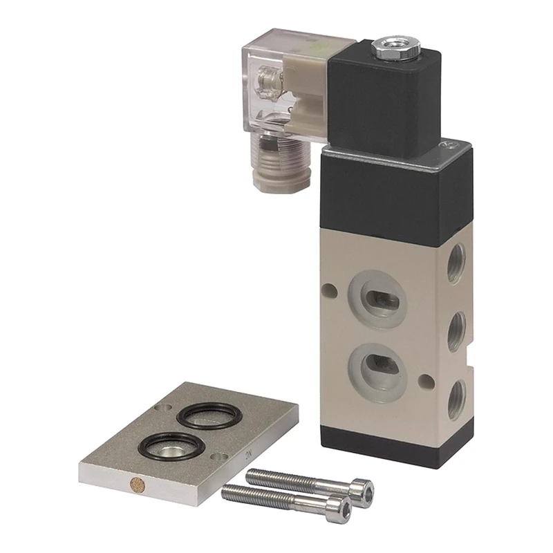 RIEGLER 552.01 3/2-5/2-way valve, NAMUR, G 1/4 (1), G 1/4 (3 + 5), 24 V DC