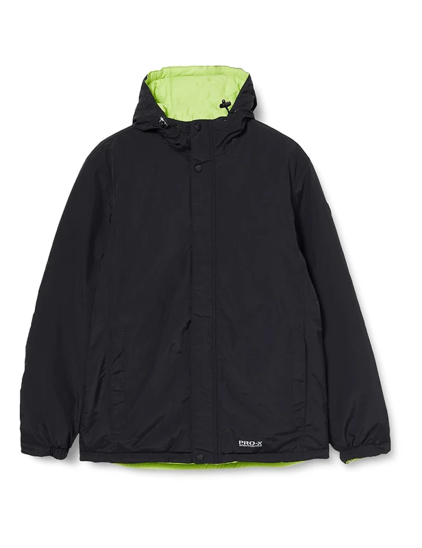 PRO-X elements Björn Men's Reversible Jacket, mens, 7800, Charcoal/Green Glow, XL - Image 1