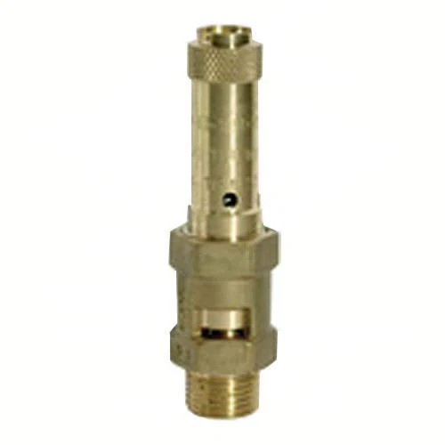 RIEGLER 229.04-7,8 Safety Valve Brass G 2 Response Pressure 6.8 Bar