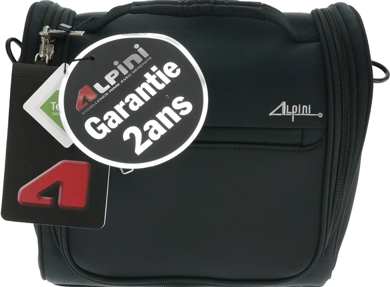ALPINI SVELTA V3.0 Soft Cosmetic Bag 2 Year Warranty, Black (Black), XXS, Dressing Table - Image 1