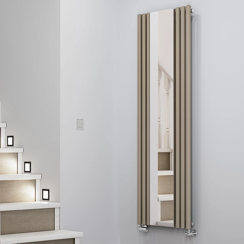 Radiator, Rolo-Mirror, 1800/590, Quartz Mocha - Image 1