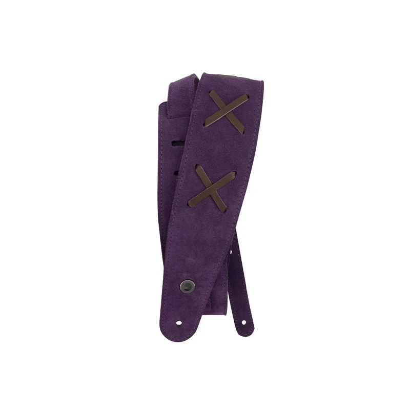 D'Addario Planet Waves Vintage Suede Guitar Strap - Purple