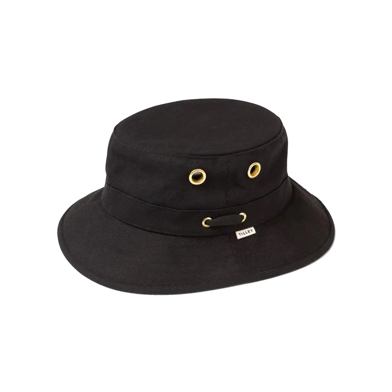 Tilley Unisex's Iconic T1 Bucket Hat, Black, 7