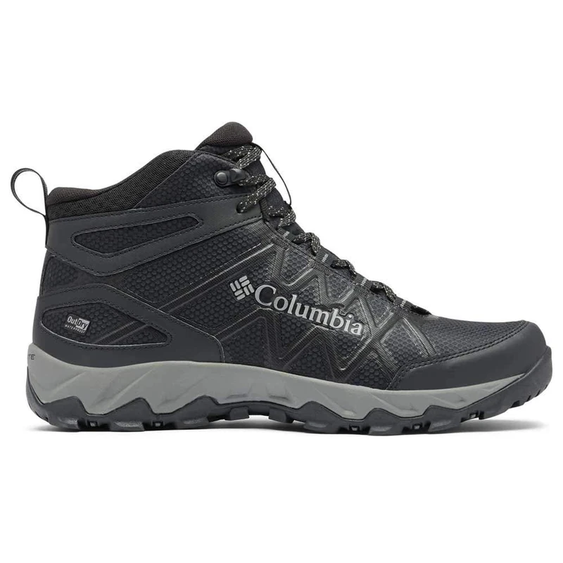 Columbia Peakfreak X2 Mid Outdry Men's High Rise Hiking Shoe, Black (Black/Dark Pewter), 8 UK