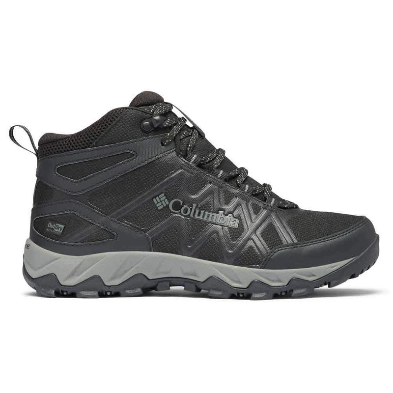 Columbia Peakfreak X2 Mid Outdry Women's High Rise Hiking Shoe, Black (Black/Titanium II), 3 UK