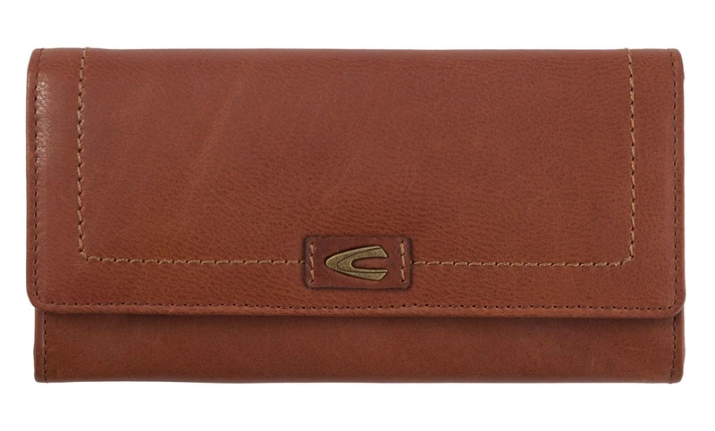 camel active woman, Tarma, Portemonnaie Damen, Geldbörse, Echtes Leder, RFID Schutz, 298 703 22, Braun, 19,2x3x10 cm - Image 1