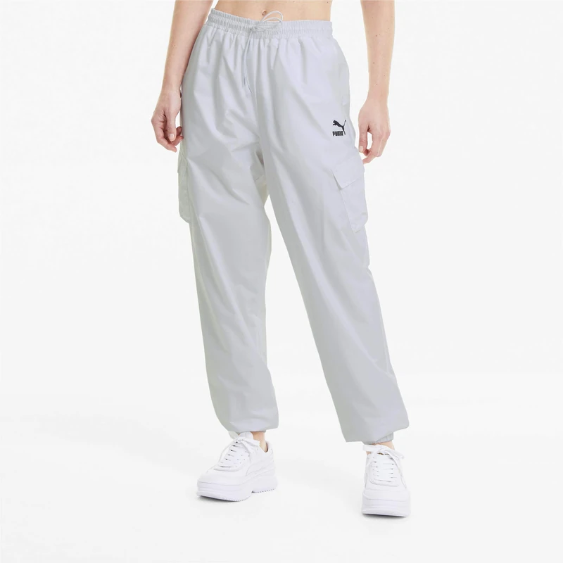 Puma Classics Utility Pants Pant, Women, White, S