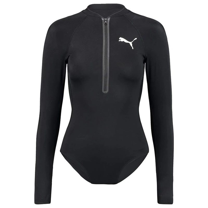 PUMA Women's Puma Damen Lamgarm-surfanzug Long sleeve surf suit, Black, XS UK