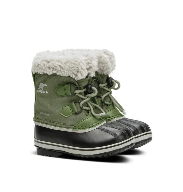 Sorel Yoot Pac Nylon Wp Kids Winter Boots - Hiker Green