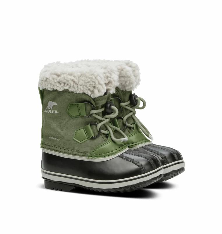 Sorel Yoot Pac Nylon Wp Unisex Kids Winter Boots, Hiker Green 2023, 8 UK