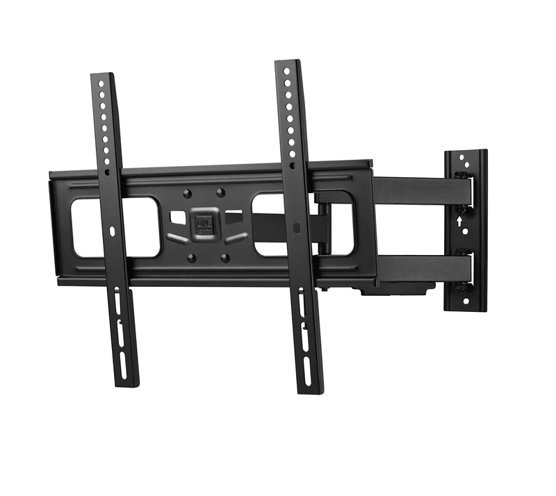 One For All Full Motion TV Bracket – Swivel (180°) Tilt (20°) Wall Mount – Screen size 13-40 Inch - For All types of TVs – Max Weight 50kgs – VESA 100x100 to 400x400 – Black – WM2453