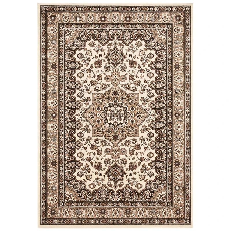 Nouristan Oriental Short Pile Rug Parun Täbriz Ivory Beige 120 x 170 cm