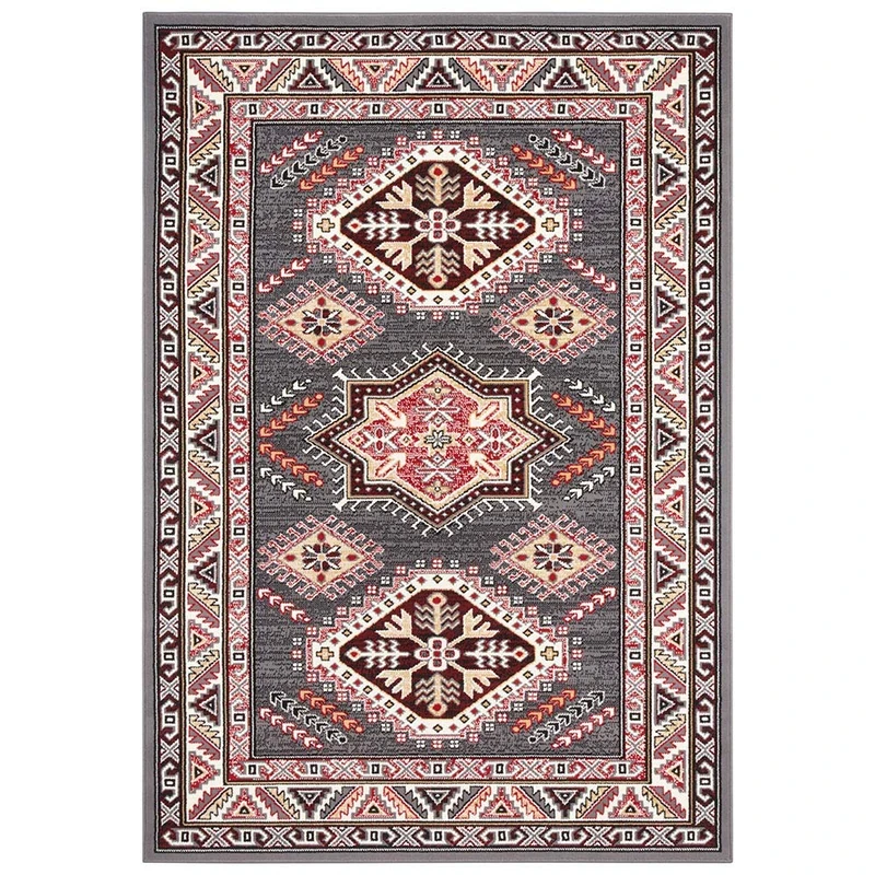 Nouristan Oriental Short Pile Rug Saricha Belutsch, Grey, 120 x 170 cm - Image 1