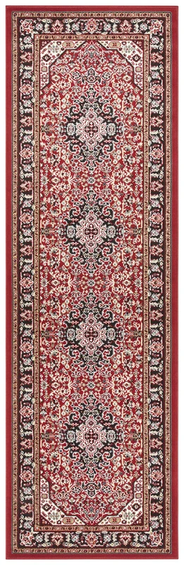 Nouristan Skazar Isfahan Oriental Short Pile Rug Skazar Isfahan 80 x 250 cm red