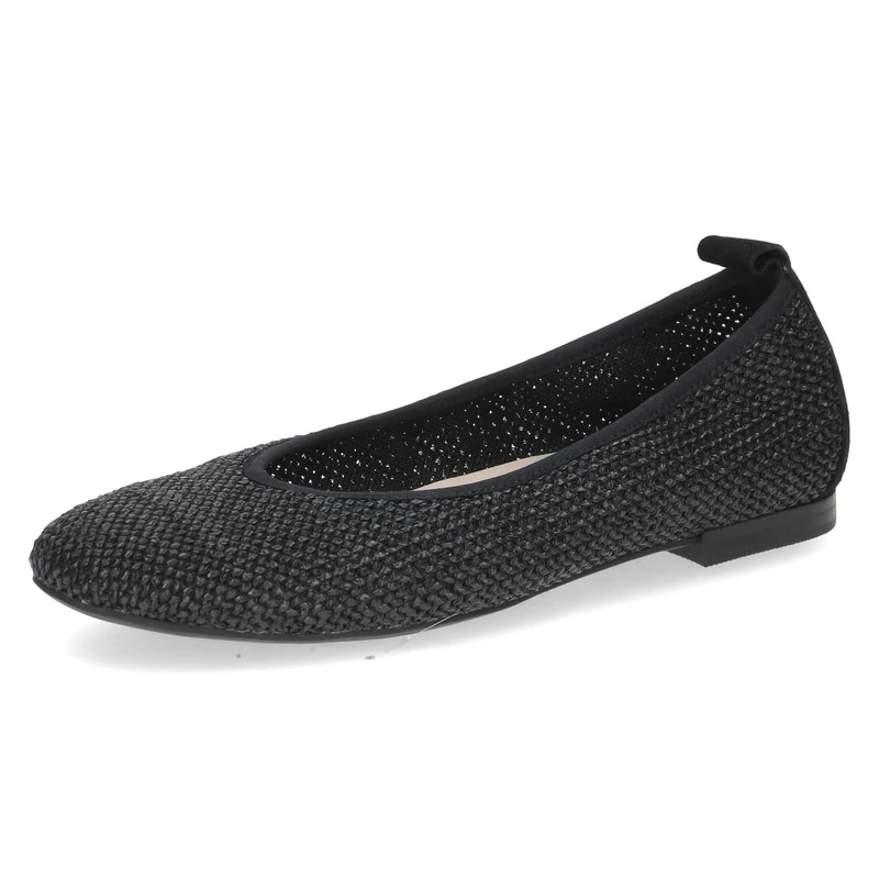 CAPRICE Women's Ballerinas with Heel, Black (Black Comb), 5 UK