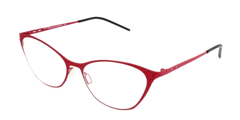 Italia Independent 5215 Cracklé Red Eyewear Unisex Metal, Standard, 53