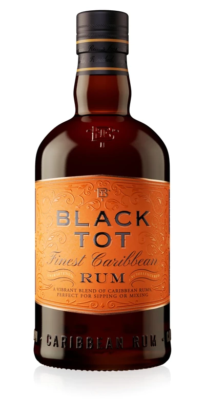 Black Tot Finest Caribbean Blended Rum | 46.2% | 70cl | Ripe Pineapple, Vanilla Fudge, and Toasted Cinnamon | Perfect Sipped Neat or Mixed in Cocktails | Ideal for Gifting