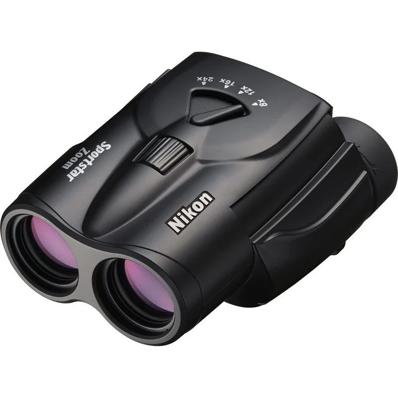 Nikon Binocular's Sportstar Zoom 8-24×25 BLACK, Small - Image 1
