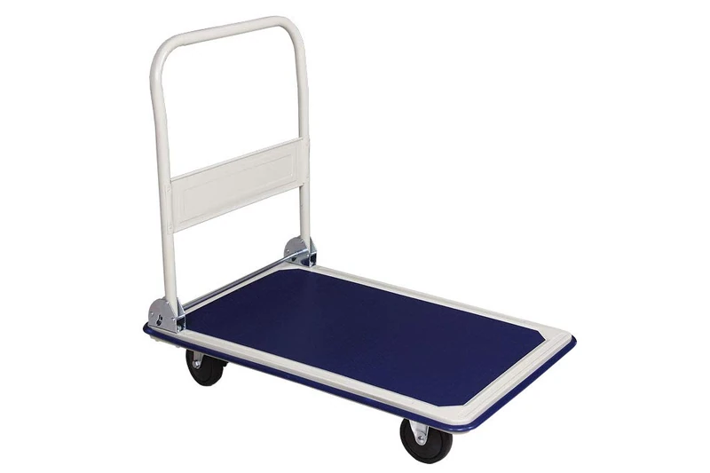 Aluminium folding platform trolley 915 x 615 x 860 mm - Image 1