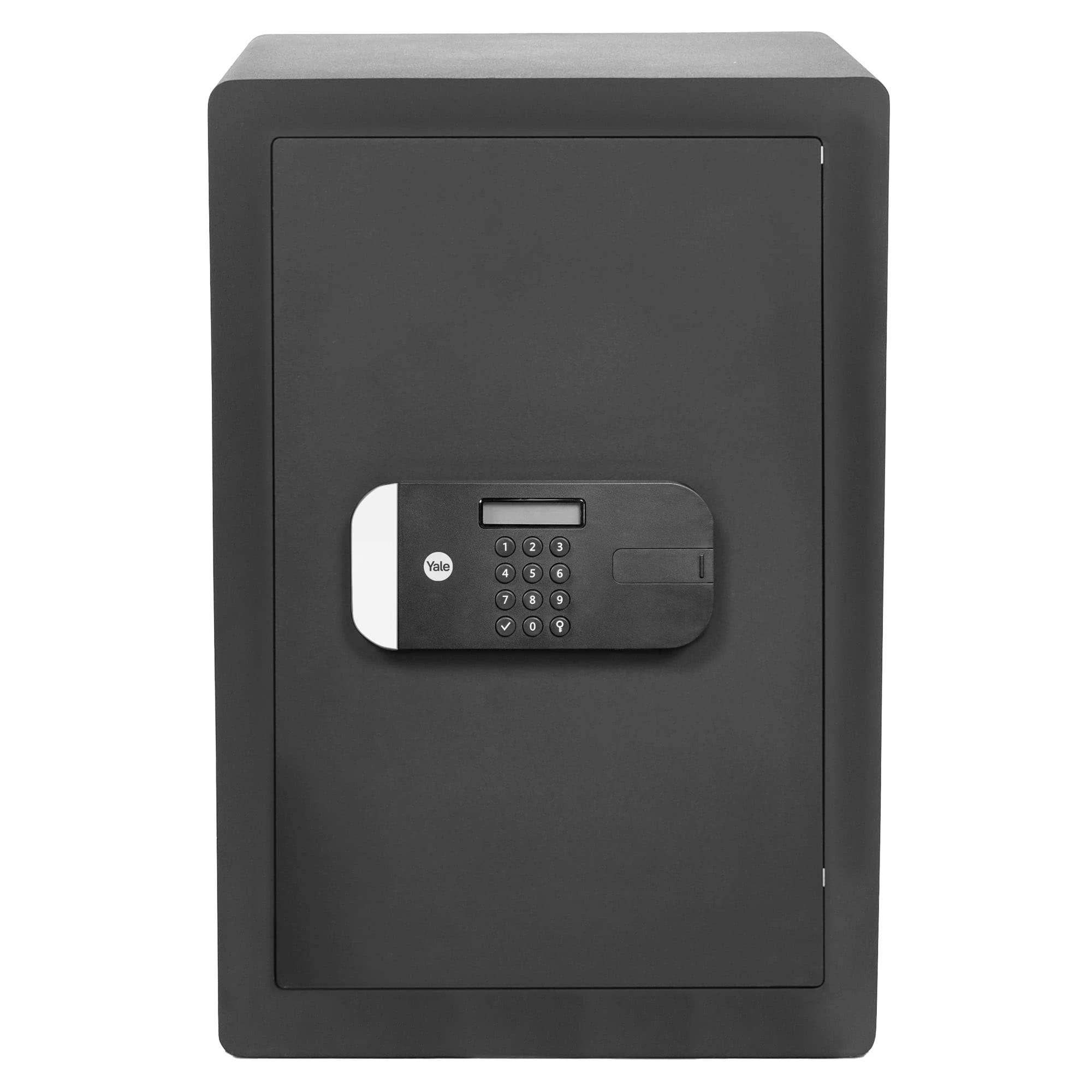 Yale Extra Large Maximum Security Safe, Sold Secure Silver, Digital Keypad, LED Light Indicators, Steel Locking Bolts, Emergency Override Key - YSEM/520/EG1