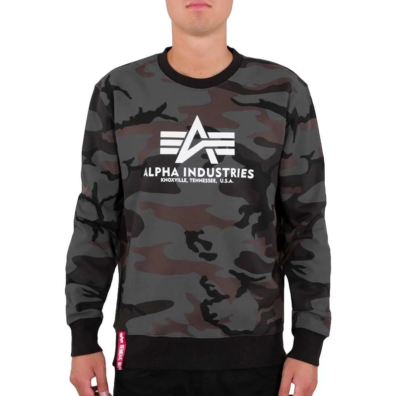 ALPHA INDUSTRIES Men's Basic Sweater Sweatshirt (Pack of 1)