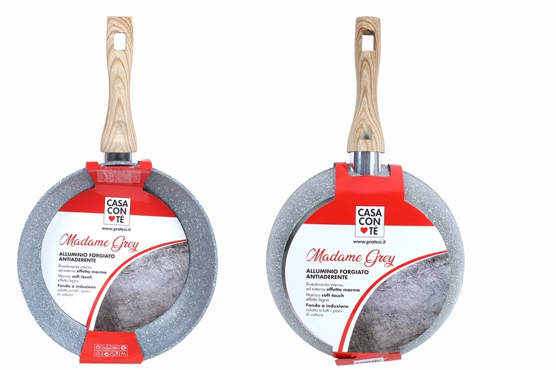 PRATESI 94329 Padella Madame Grey CM.24 INDUZIONCASACONTE, Plastic, Multicolour