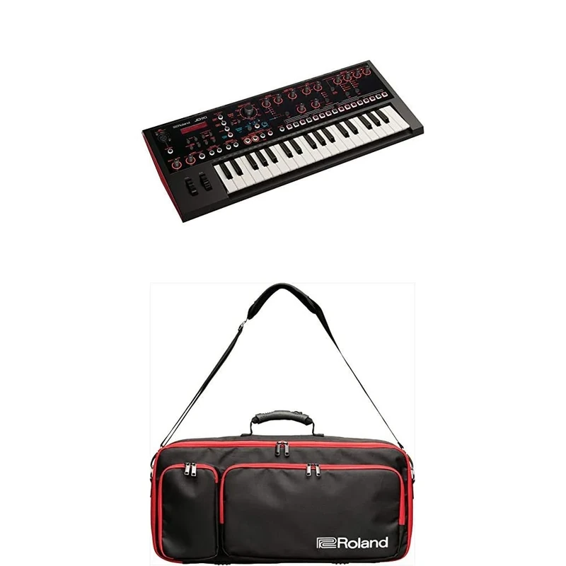 Roland JD-Xi Analog Digital Crossover Synthesizer with Carry Case (Red)