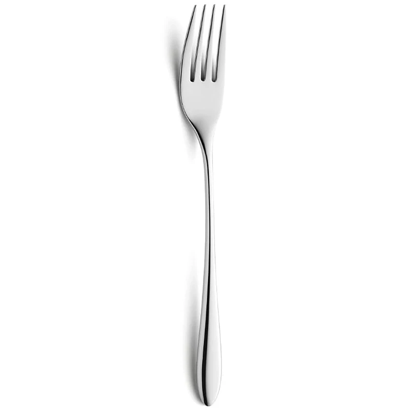 Set of 12 Table Forks, 18/10 Stainless Steel, Thickness 2.5 mm, Length 216 mm