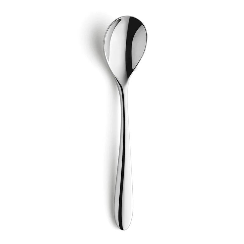 Set of 12 Mocha Spoons, 18/10 Stainless Steel, 113 mm Long