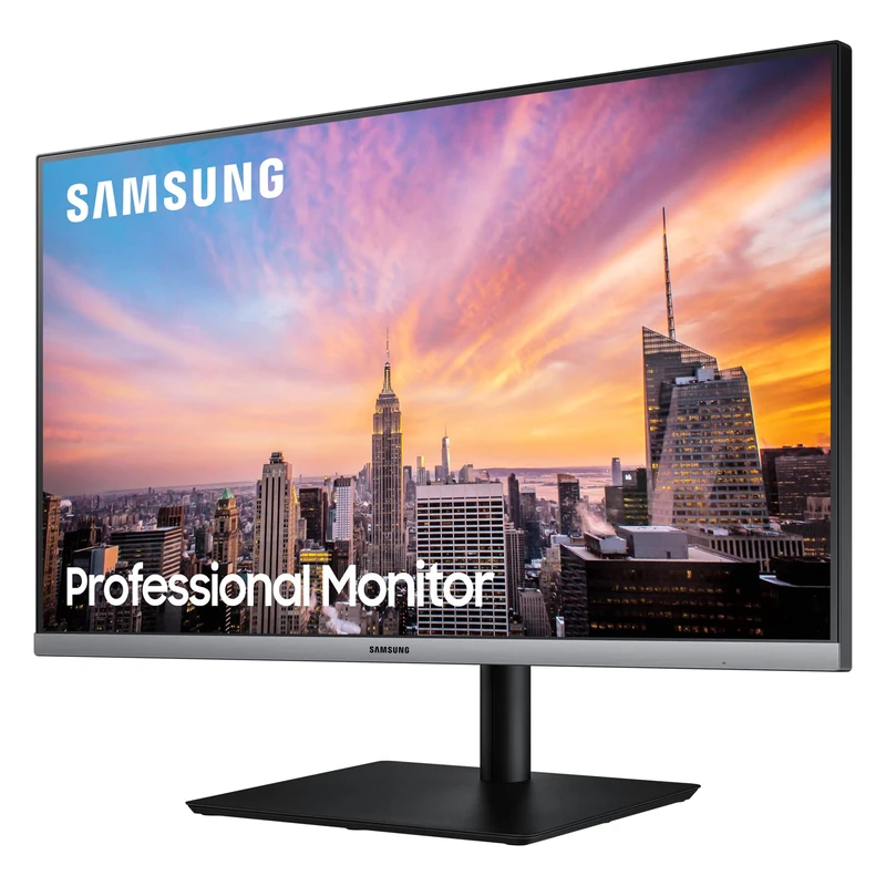 Samsung LS24R652FHUXEN 24" LED SR65 Gaming Monitor - 75Hz, FullHD 1920 x 1080, Freesync, HDMI, VGA, Displayport, 4xUSB, Black - Image 1