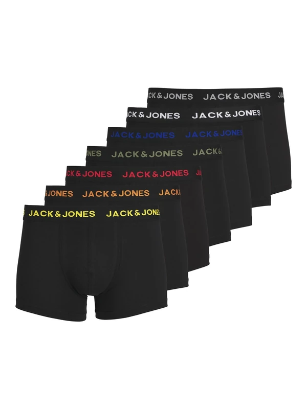 Jack & Jones Men's Boxershorts Boxer Shorts, Detail: Black - Black Black Black Black Black Black, S UK - Image 1