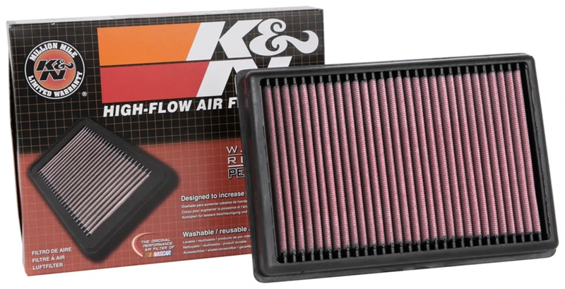 K&N Engine Air Filter: High Performance, Premium, Washable, Replacement Filter: Compatible with 2018-2020 FORD (C-Max II, Grand C-Max, Tourneo Connect, Transit Connect), 33-3138