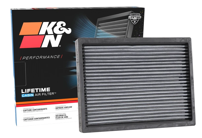 K&N Cabin air Filter Mercedes E/GLE (W213/A238/C238) / GLC (X166/C253/X253) / ML (W166) (VF2068), Weiß