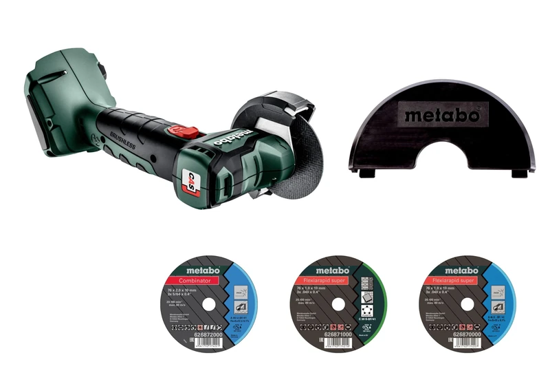 Metabo Cordless Angle Grinder CC 18 LTX BL (600349850) Box
