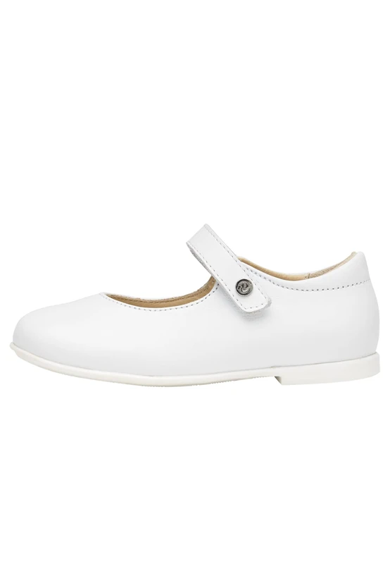 Naturino Darling Ballet Flat, White, 11 UK Child