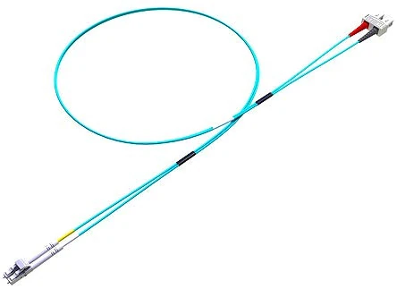 RS PRO Fibre-Optic Cable 5 m Multi Mode Blue LC SC 900 μm