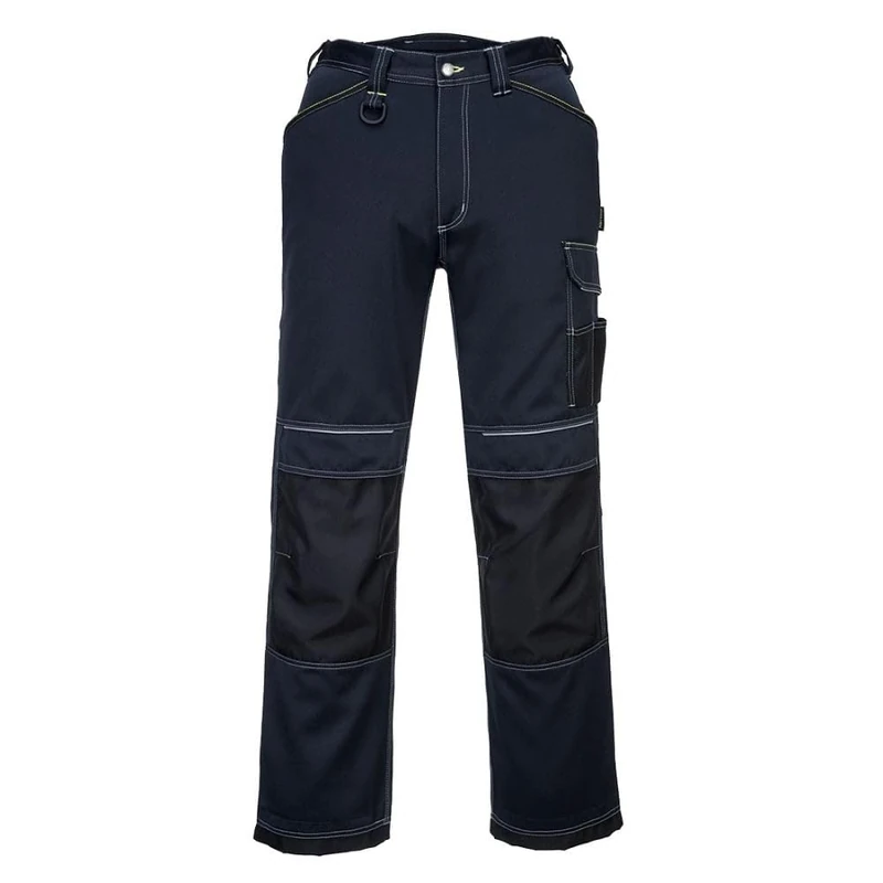 Portwest PW3 Work Trouser, Size: 36, Colour: Navy/Black, T601NBR36