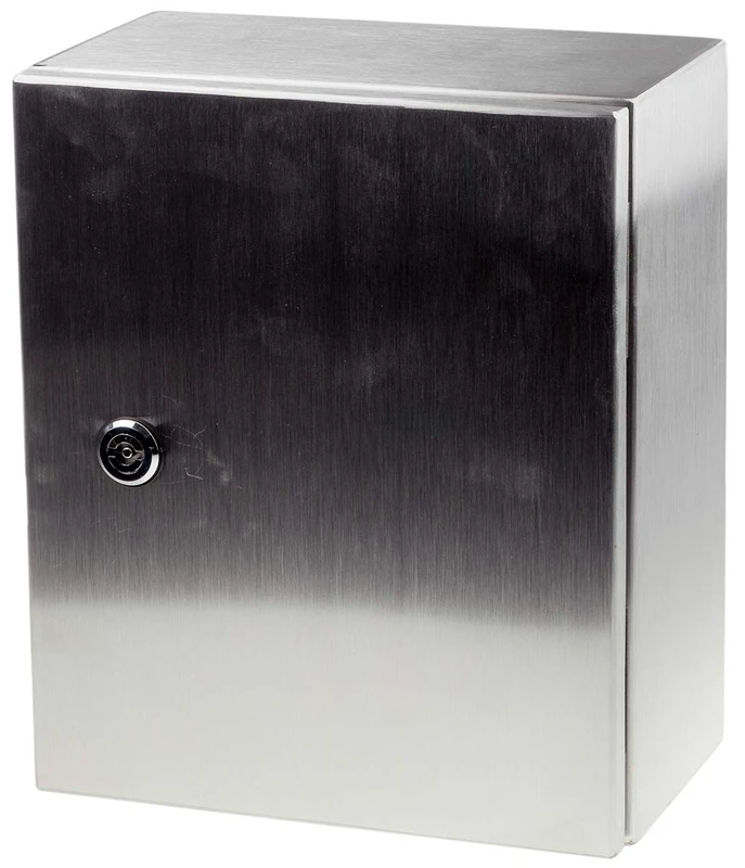 RS PRO Stainless Steel Wall Housing IP66, H x W x D 300 mm x 250 mm x 150 mm