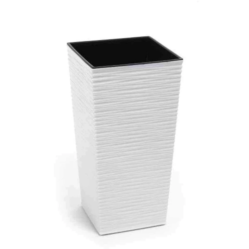 Siena Garden Plant Pot, White, 40 cm