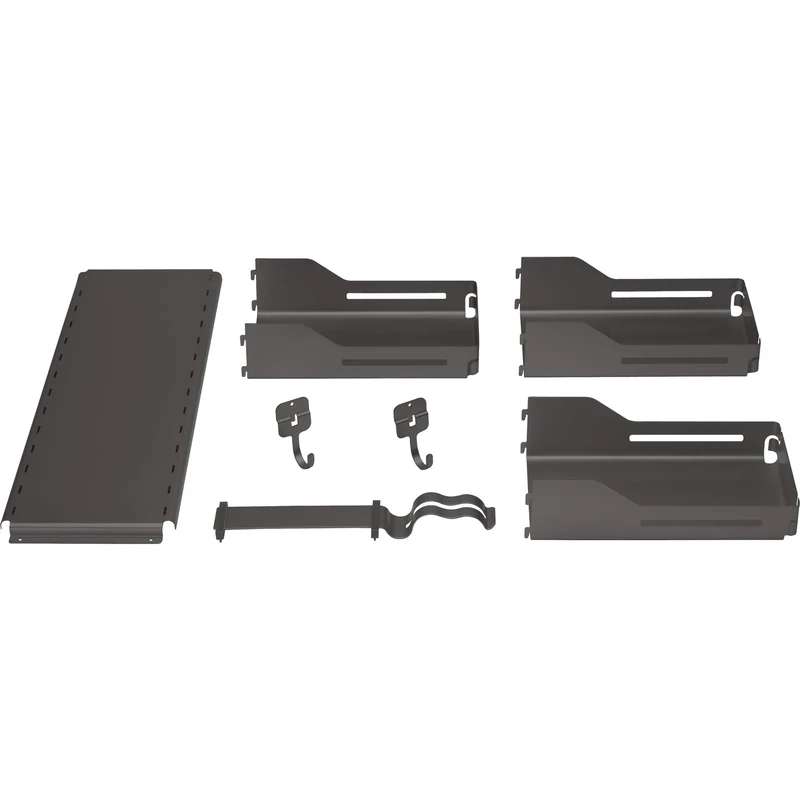 PEKA 600.0356.43 Sesam Dragonfly Storage Shelf System for Screwing on Box Width Minimum 40 cm, Anthracite - Image 1