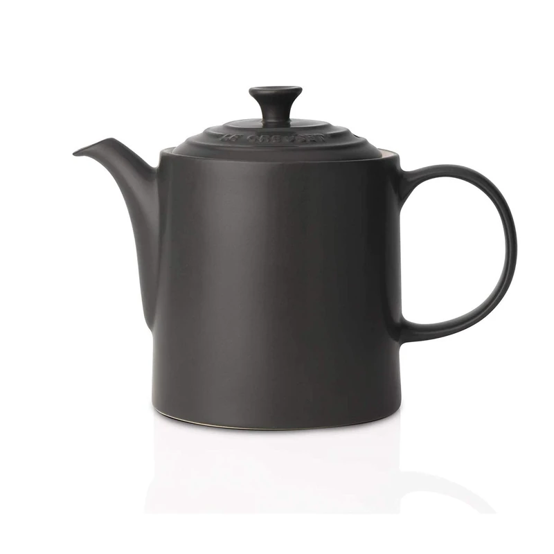 Le Creuset Grand Teapot, Stoneware, 1.3 litres, Serves 4 Cups, Matte Black, 70703130000000
