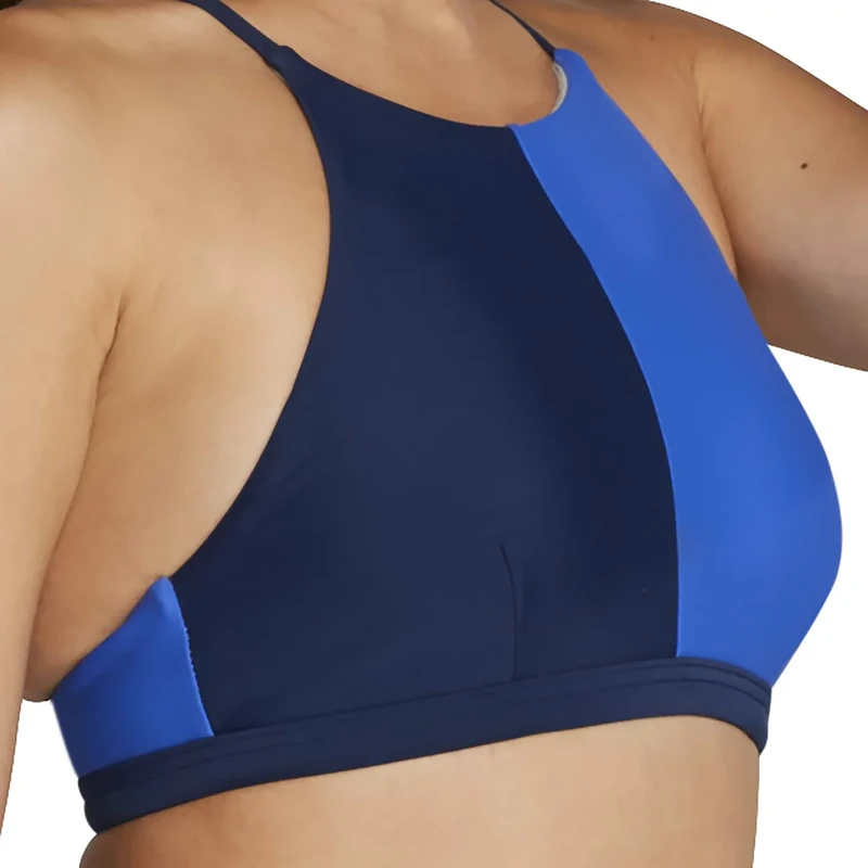 Speedo Women's Swimsuit Bikini Top High Neck