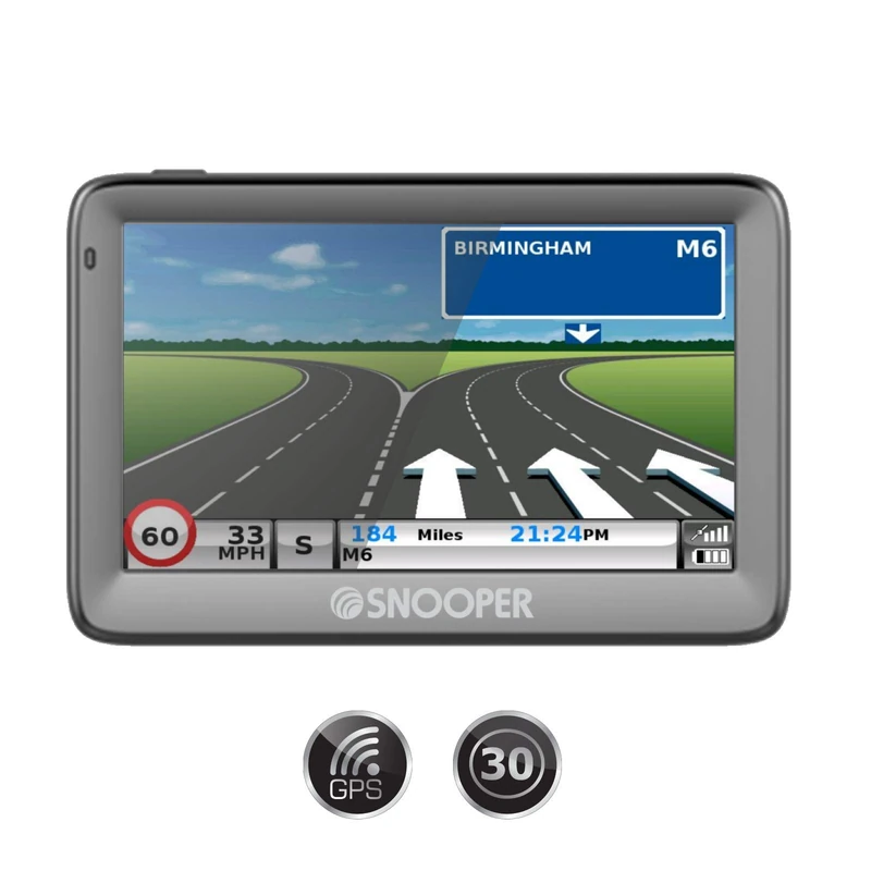Snooper TRUCKMATE S5100 EU Truck Sat Nav UK with Live Traffic - HGV Sat Nav Trucks UK 2024 - Lorry Sat Nav UK, Black