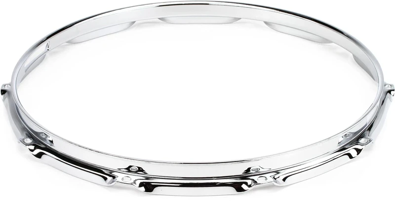 TAMA 14" ULTIMATE STEEL MIGHTY HOOP - 14", 10 HOLE, DRUM HOOP - SNARE SIDE - (MUS14S10)