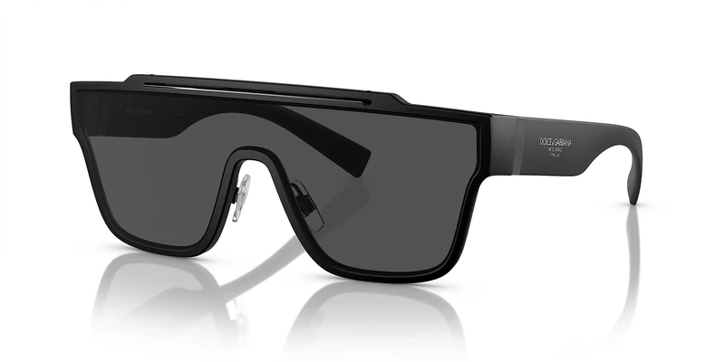 Dolce & Gabbana Men's 0DG6125 Sunglasses, opacity, MATTE BLACK, 35