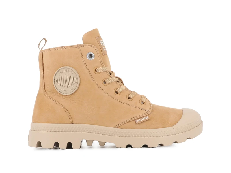 Palladium, PAMPA HI ZIP WOOL, Sneaker Boots female, Beige, 7.5 UK
