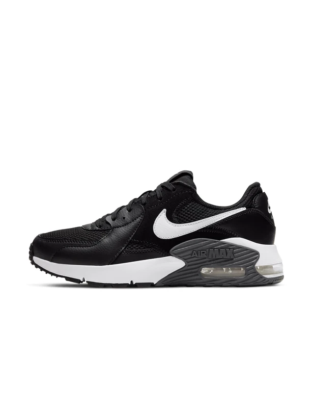 NIKE Women's Air Max Excee Running Shoe, Black Blanco Gris, 4 UK
