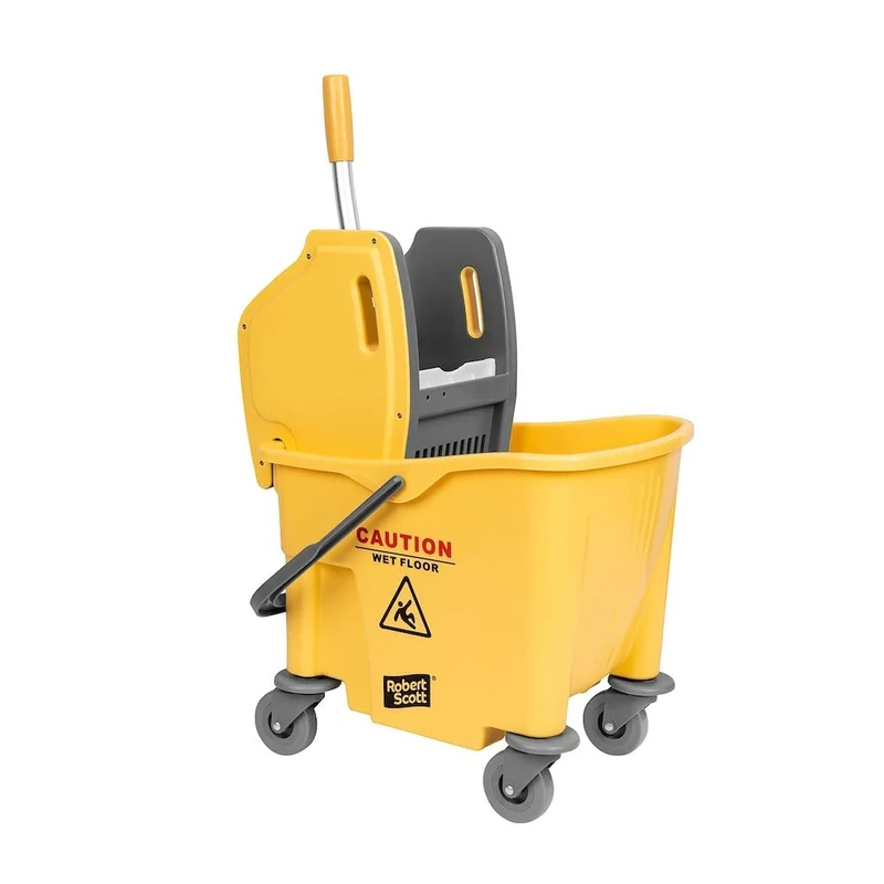 Blake & White Purely Smile Kentucky Mop Bucket and Wringer | 25 litre | Yellow, PS8103
